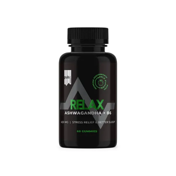 Puls Nutrition Relax Ashwagandha + B6 (60 kauwtabletten)