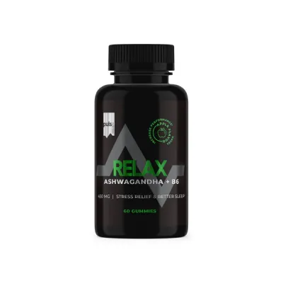 Puls Nutrition Relax Ashwagandha + B6 (60 kauwtabletten)