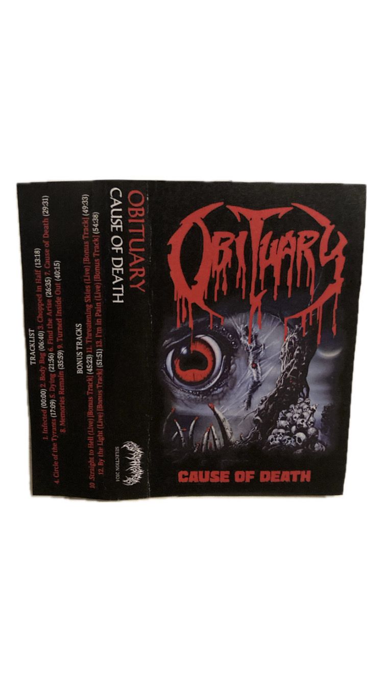 OBITUARY - CAUSE OF DEATH