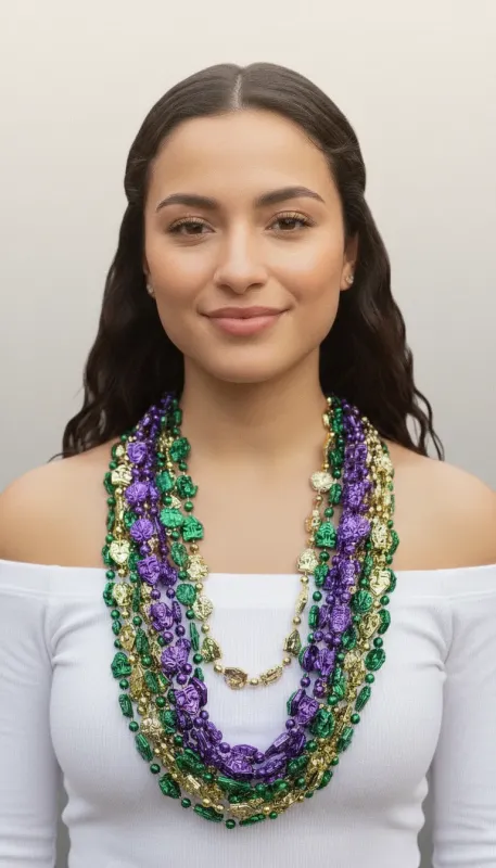 Purple, Green & Gold