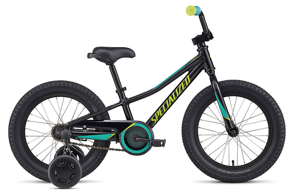 BICICLETA SPECIALIZED RIPROCK R16 NEGROASFALTO/EMERALDA/HIPERREFLEJANTE T: 7