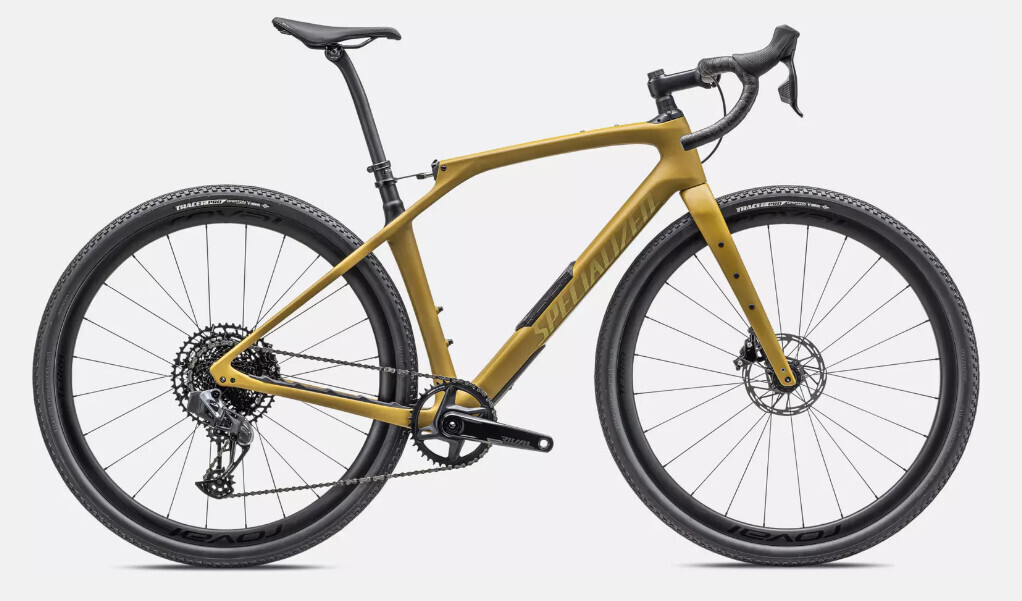 BICICLETA SPECIALIZED DIVERGE STR EXPERT HRVGLD/GLDGSTPRL T: 56