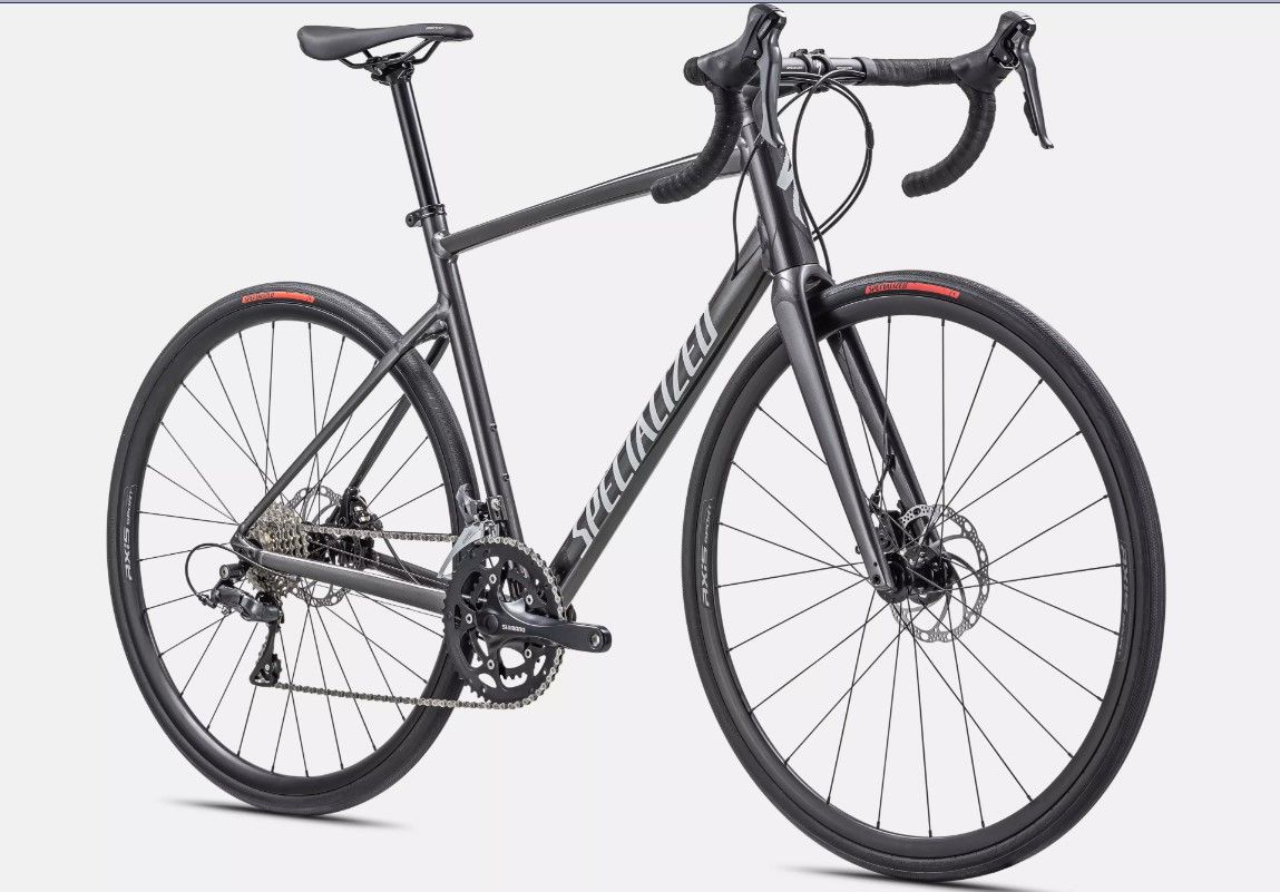 BICICLETA SPECIALIZED ALLEZ E5 SMK/WHT/SILDST T: 54