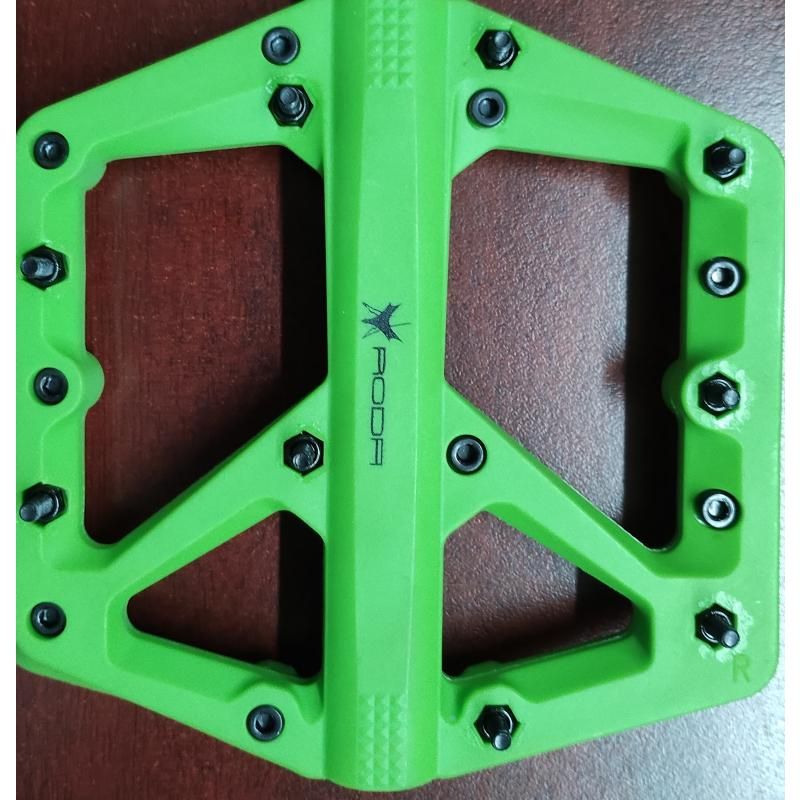 PEDAL RODA FLAST STAMP 1 NYLON VERDE