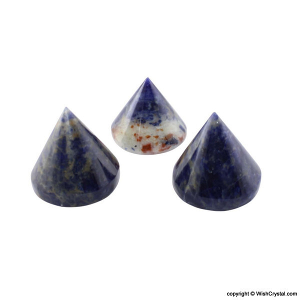 Sodalite Cone Pyramid 18-20 mm