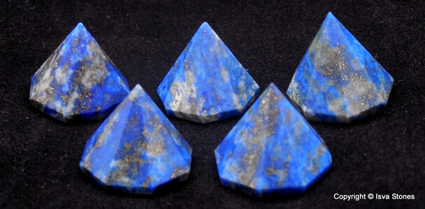Lapis Lazuli Octagon Pyramid - 18 to 22 mm