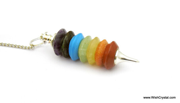 Chakra Stone Donut Pendulum