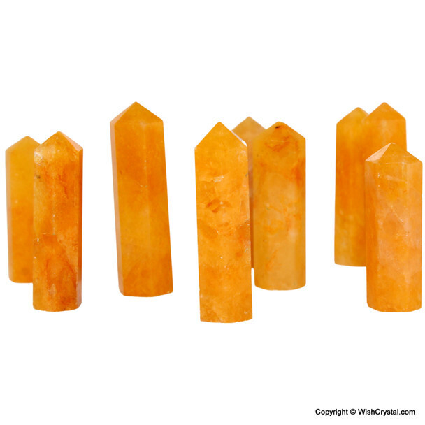 Orange Aventurine Petite Points 1 to 1 1/2 inch