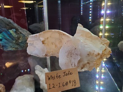 White Jade Untumbled Stone 1/2 - 1.6#
