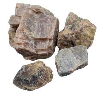 Moonstone untumbled stones