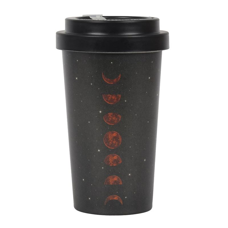 Moon Phases Bamboo Mug W/Sleeve