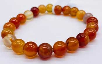 Red Agate 8 mm Bracelet