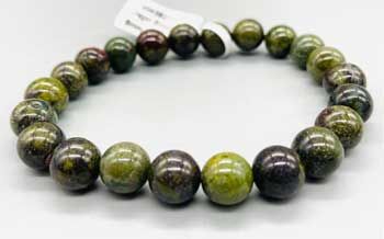 Dragonblood Jasper Bead Bracelet, 8 mm