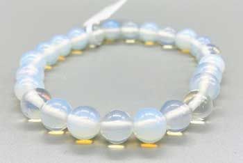 Opalite Bead Bracelet, 8 mm