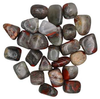 African Bloodstone Tumbled, Seftonite