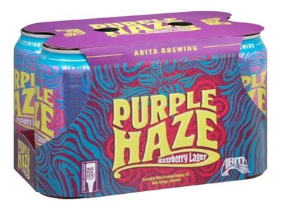 Abita Purple Haze Raspberry Lager 6pk-12oz Can 4.2% ABV