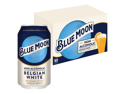 Blue Moon Non Alcohol Belgian White 6pk-12oz Can 0% ABV