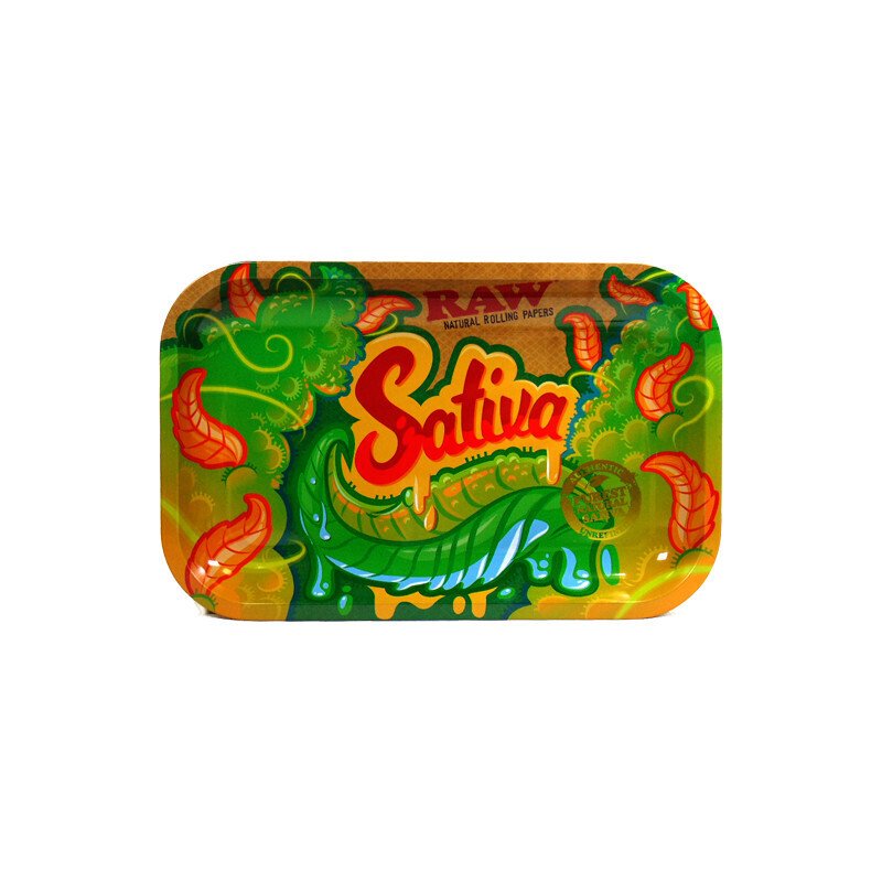 Raw rolling tray Sativa