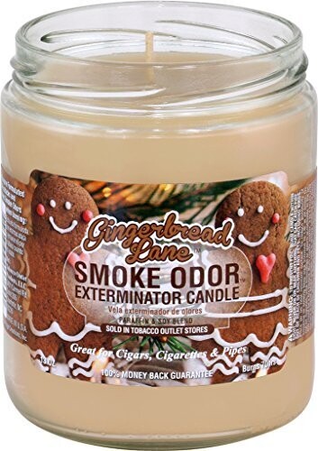 Smoke Odor Candle Gingerbread Lane