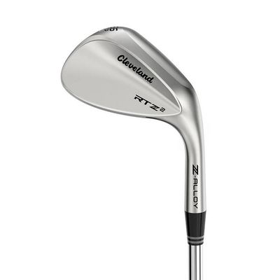 Side profile view of the Cleveland RTZ 2 Wedge in Tour Satin finish showing the clubhead shape and loft markings