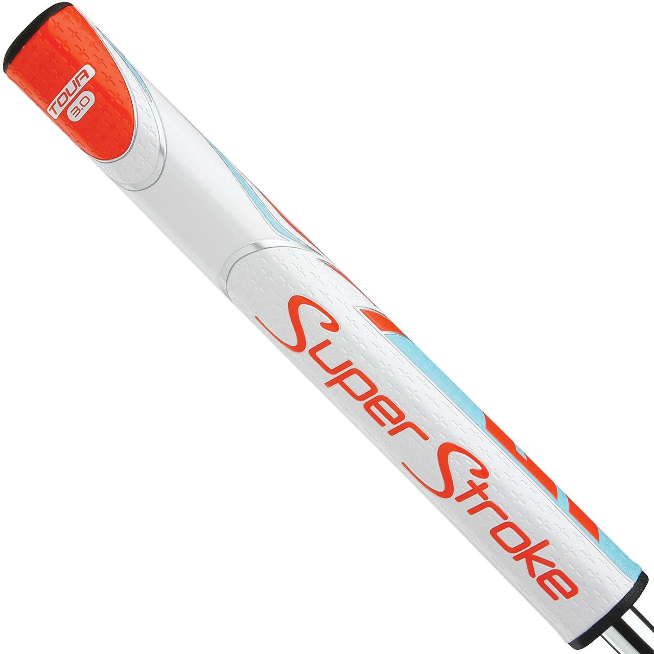 Super Stroke Zenergy Tour 3.0 Putter Grip, Color: Orange/Black/White