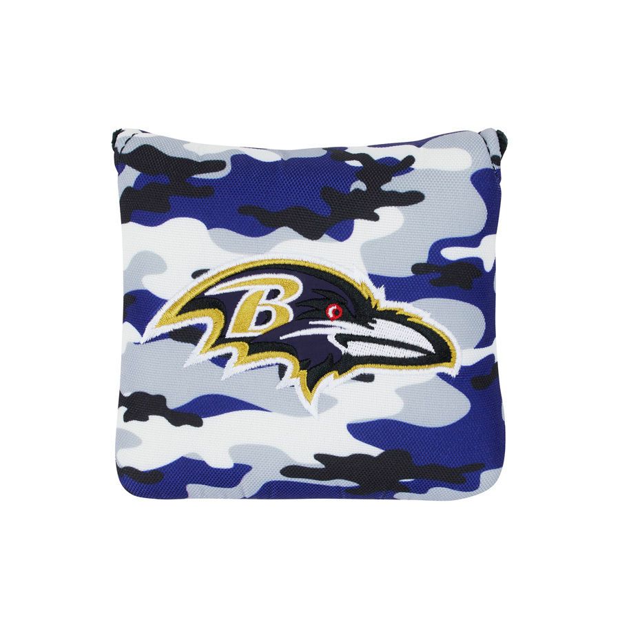 TaylorMade NFL Mallet Headcover, Teams: Baltimore Ravens