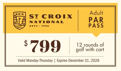 12 Round Weekday Adult Par Pass