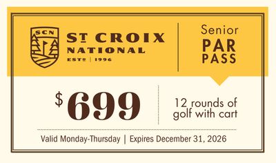 12 Round Weekday Par Pass (Senior 63+)