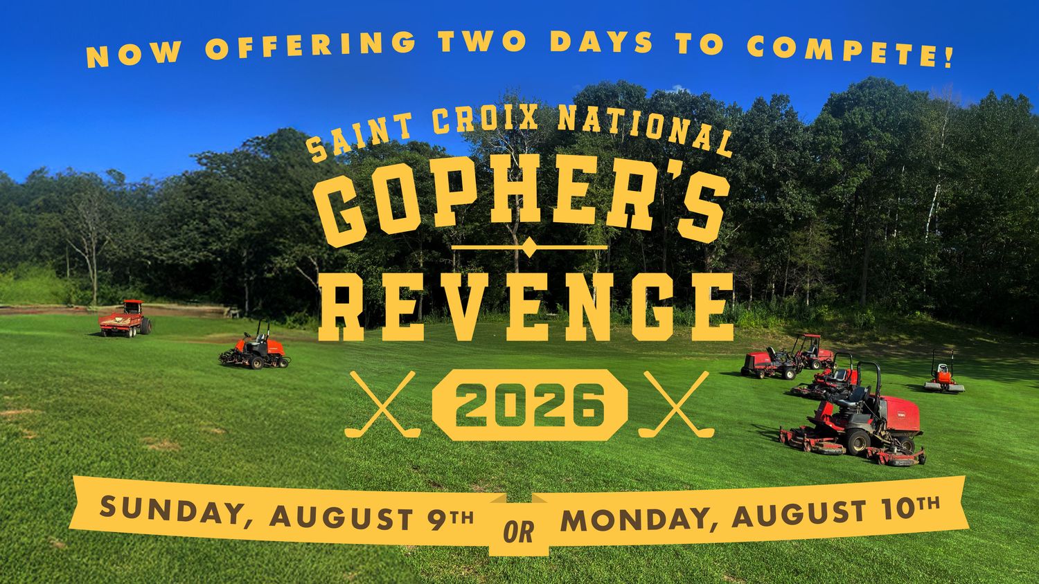 Gopher's Revenge Tournament Monday