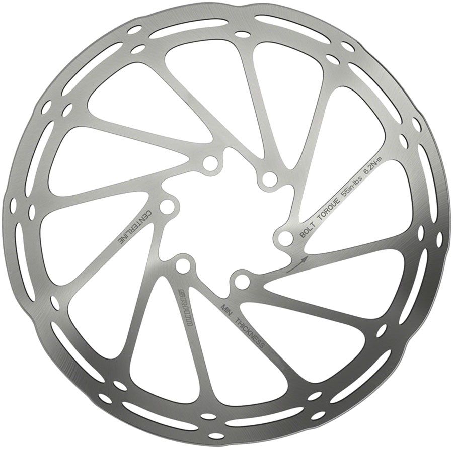 SRAM CenterLine Disc Brake Rotor - 160mm, 6-Bolt, Silver