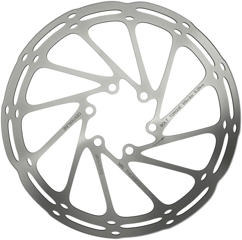 SRAM CenterLine Disc Brake Rotor - 160mm, 6-Bolt, Silver