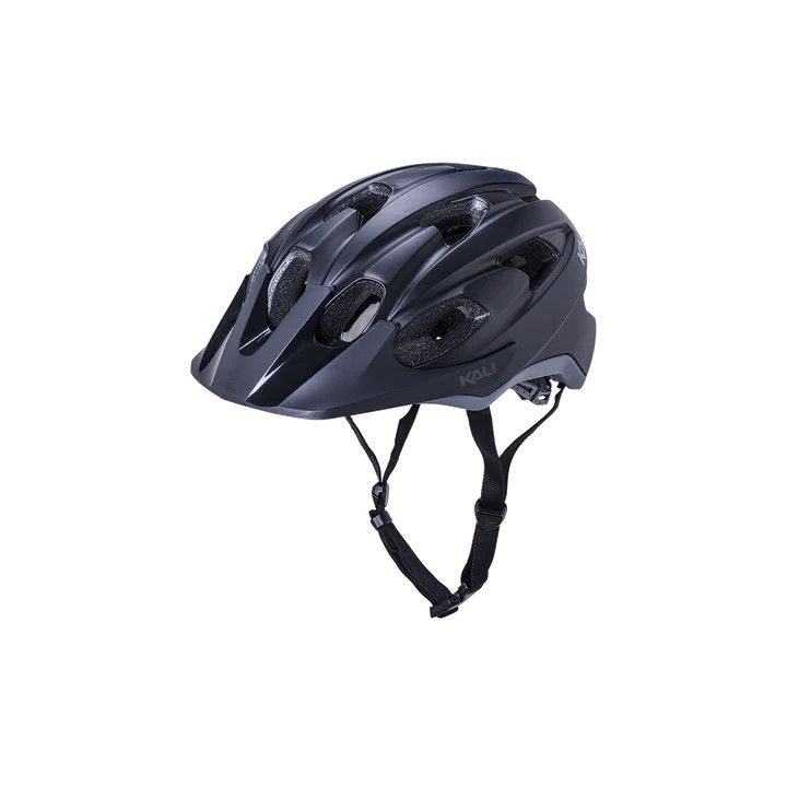 Kali Pace Trail Helmet, Color: Sld Mat Blk/Gry, Size: S/M