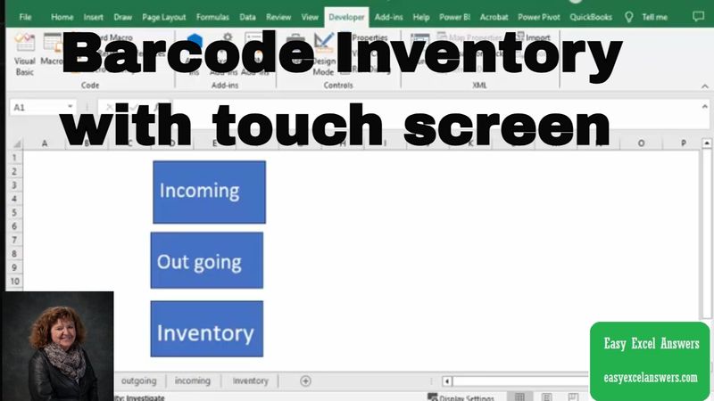 In Tiuch Bar Code Excel template for Purchase