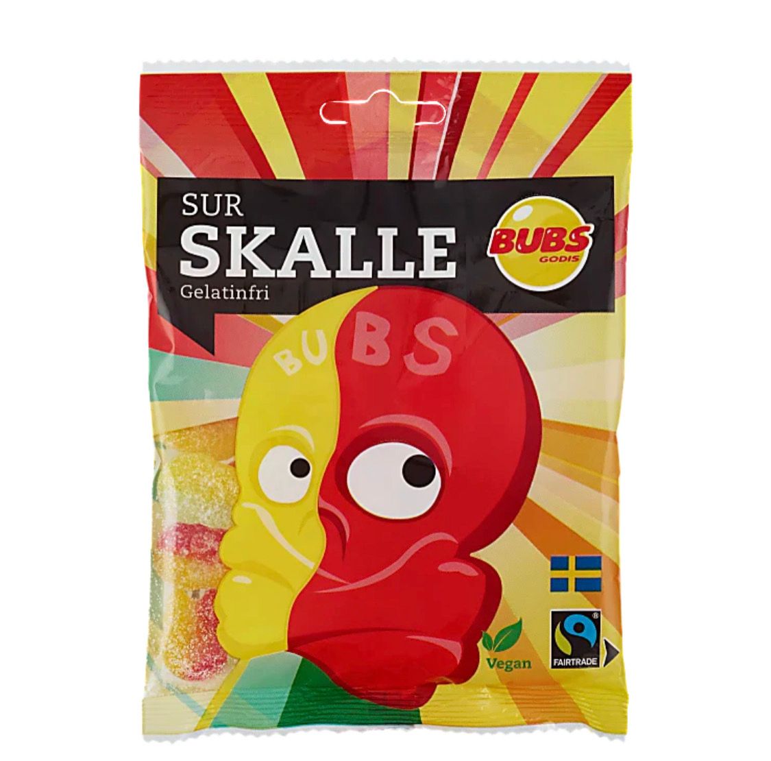 BUBS Sour pink lemonade Mini Skulls