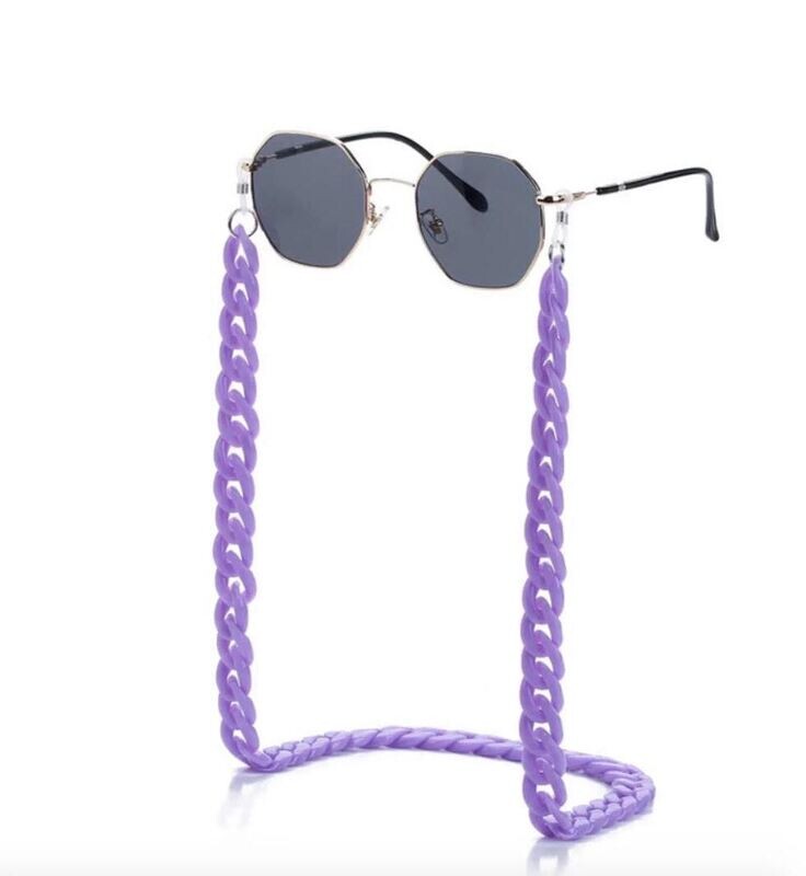 Eyeglass Chains Eyewear Accessories - Purple