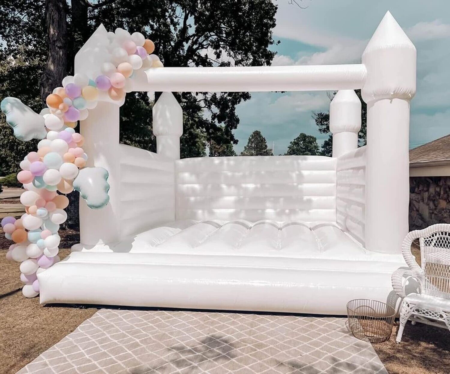 Large White Bounce House