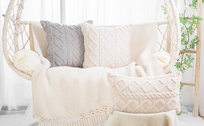 Pillowcase Decorative Home Pillows White Pink Retro Fluffy Soft Throw Pillow Cover For Sofa Couch Cushion Cover 45x45 Pillow Hugs