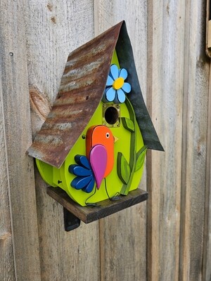 Funky Bird Birdhouse
