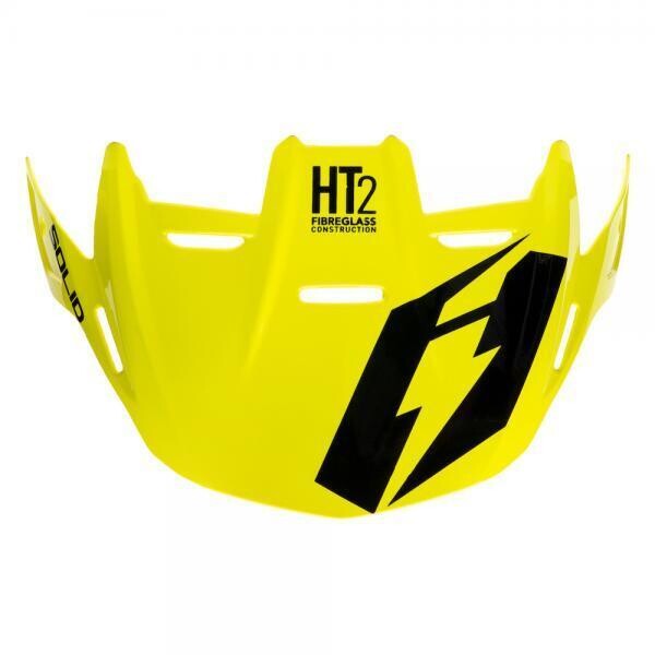 Visor, Helmet, HT2, Solid, Jitsie (Yellow/Black)
