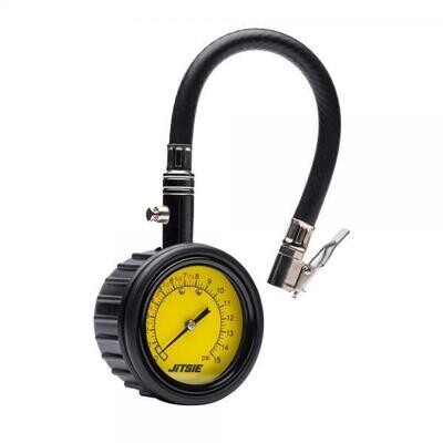 Gauge, Tire, Analog, 0-15 PSI, Jitsie