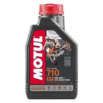Oil, Pre-Mix, 710 2T, Synthetic, Motul