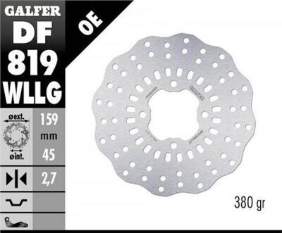 Disc, Rear, Galfer (Beta)