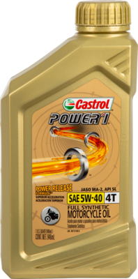 Oil, Engine, Synthetic, 5W40 4T, Castrol