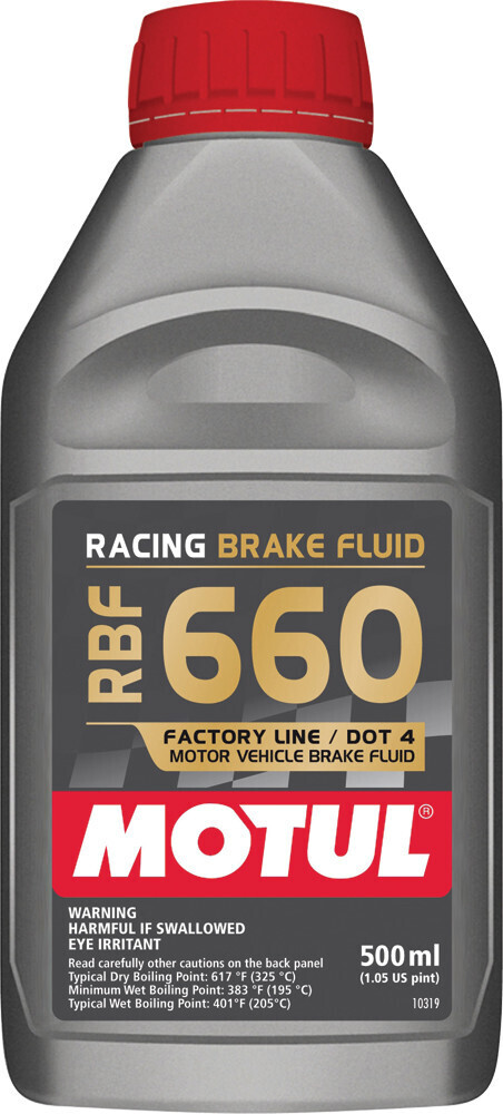 Brake Fluid, RBF 660, 16.9 FL OZ, Motul