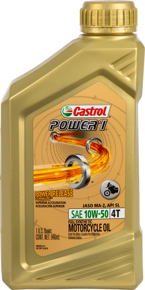 Oil, Engine, Synthetic, 10W50 4T, Castrol