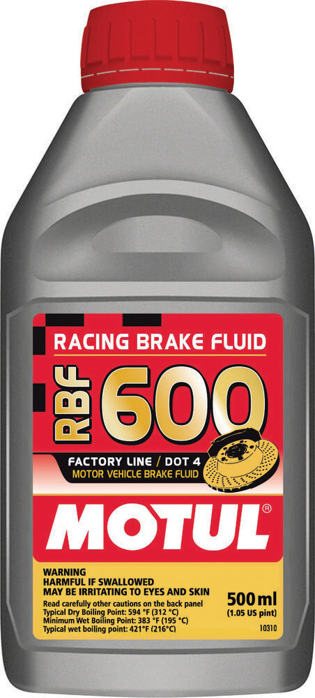 Brake Fluid, RBF 600, 16.9 FL OZ, Motul