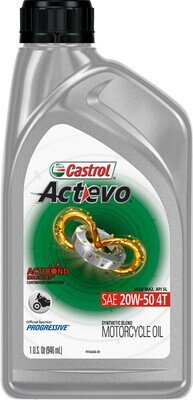 Oil, Engine, Synthetic Blend, Actevo, 20W40 4T, Castrol