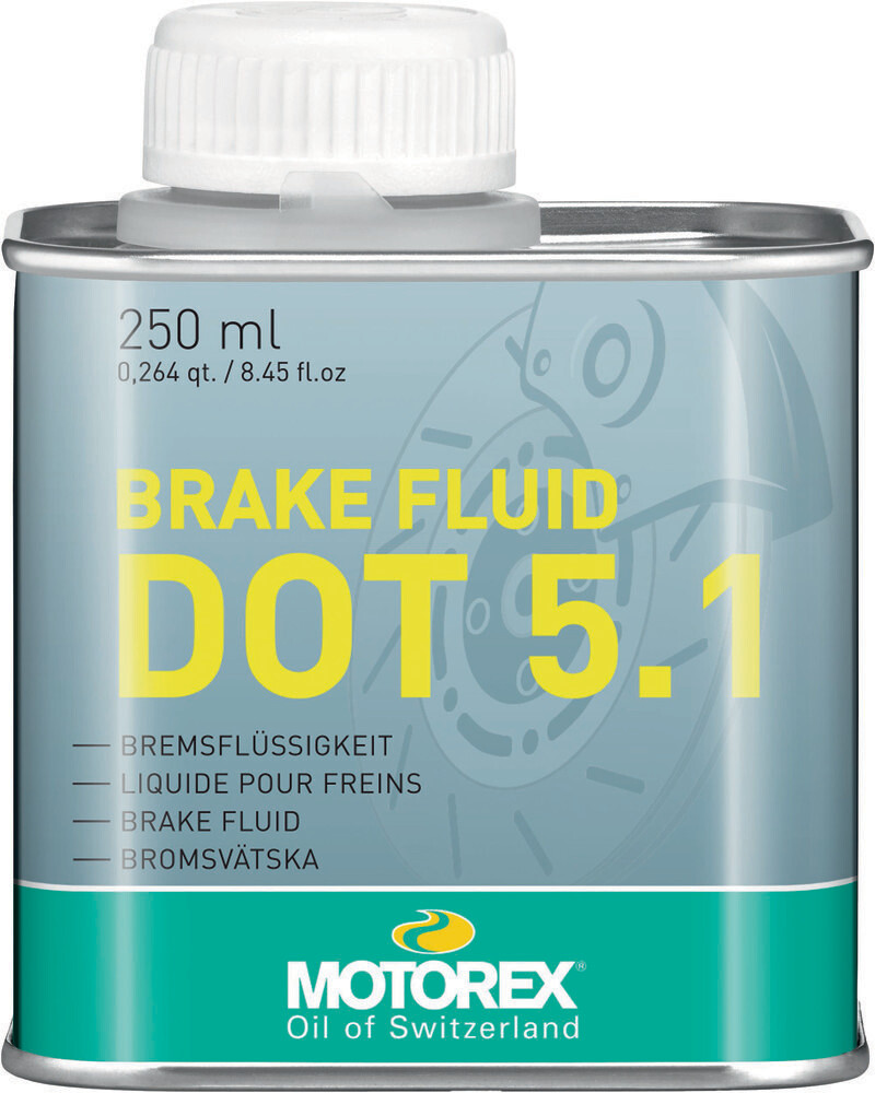 Brake Fluid, DOT 5.1, 8.45 FL OZ, Motorex
