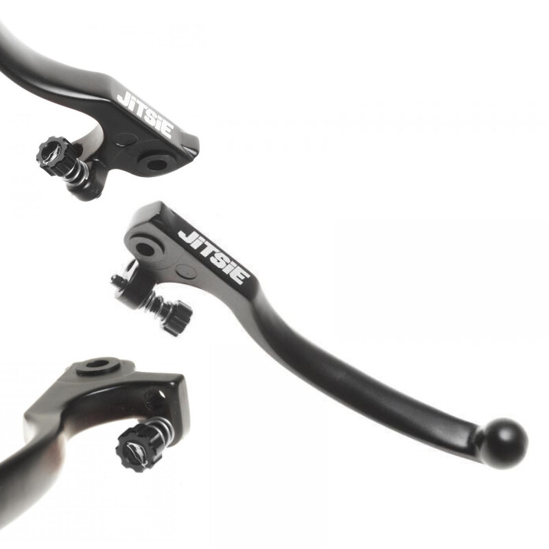 Lever, Clutch, Race, Jitsie (Grimeca), Color: Black/Black