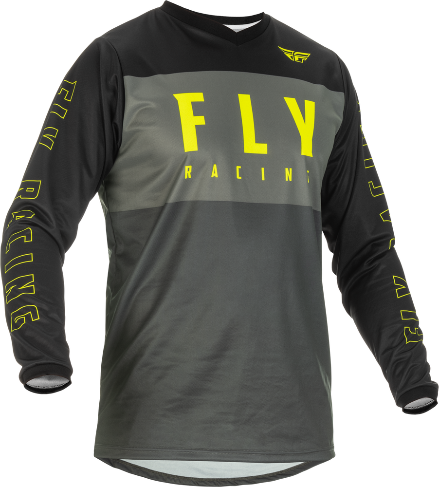 Jersey, F-16, Fly Racing (Grey/Black/Yellow)